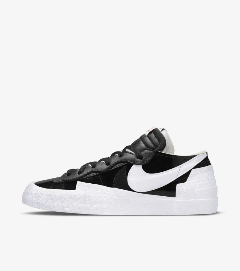 Nike X Sacai Blazer Low Black Patent Leather