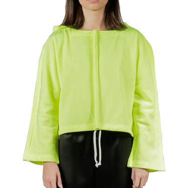 Comme Des Garcons Cropped Hoodie Fluo Yellow