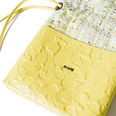 Bape Solid Camo Drawstring Bag Yellow