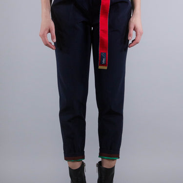 Kolor Contrast Pocket Tapered Trousers Navy