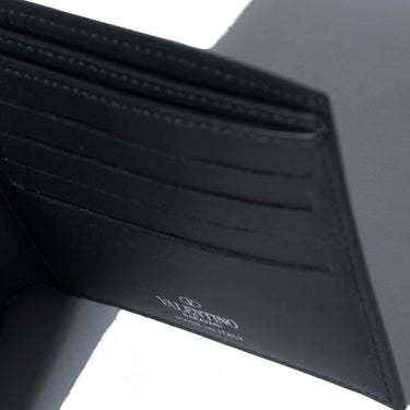 Valentino Garavani Vltn Wallet In calfskin Leather Black