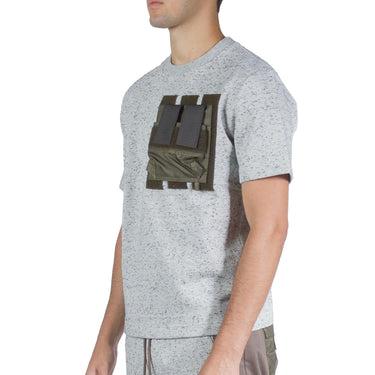 Mcq Colour-Block T-Shirt Grey