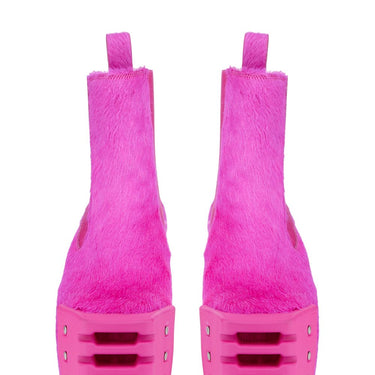 Rick Owens Women Grilled Platforms 45 In Hot Pink/Fuchsia Clear