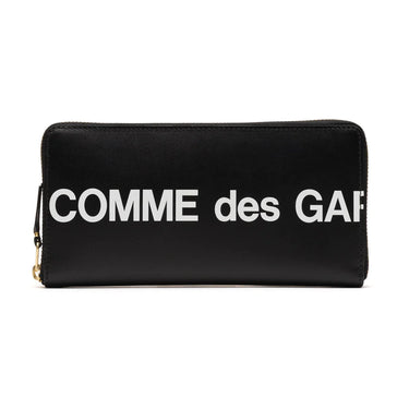 Comme Des Garcons Wallet Huge Logo Black