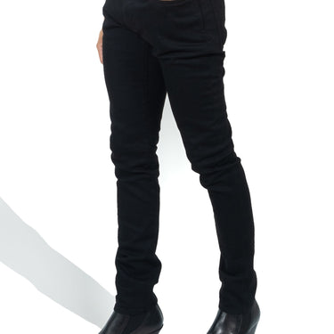 Saint Laurent Slim-Fit Jeans In Worn Black Denim