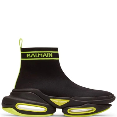 Balmain B-Bold Knit Sneakers Black